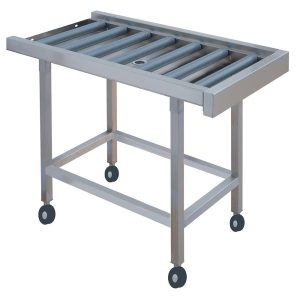Rollenbaan op zwenkwielen (PVC rollen)