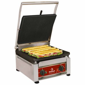 HIGH OUTPUT contactgrill, geëmailleerde platen