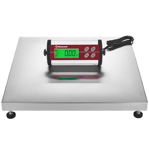 Roestvrijstalen elektronische weegschaal, 150Kg x 50g