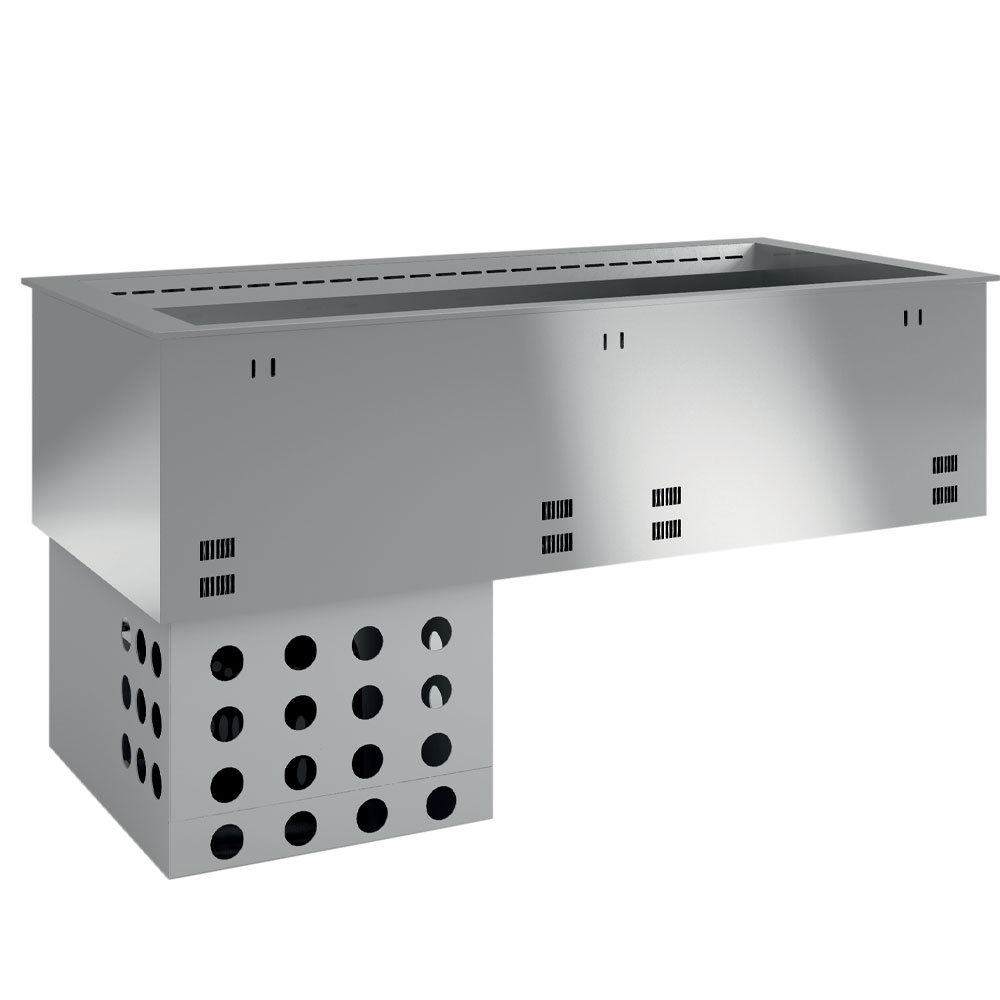 Element spoelbak gekoeld, geventileerd 4x GN 1/1