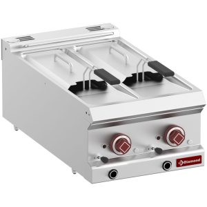 Elektrische friteuse 2 bakken 7 liter -Top-