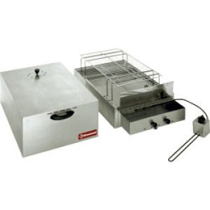 Elektrische rookoven voor voedsel, 2 niveaus (400x600 mm + 340x545mm)