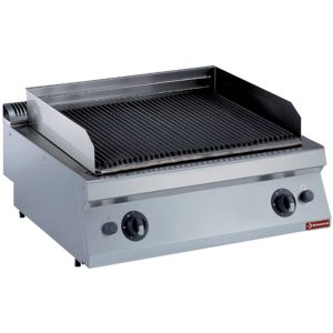 Gasgrill op lavasteen, ijzeren rooster 1 mod. -TOP-