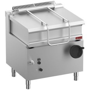 Gas kantelbare braadpan, roestvrijstalen bak, 60 l.