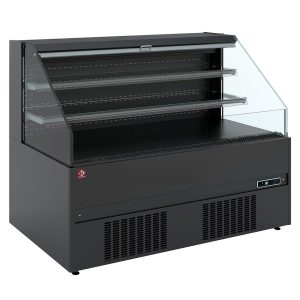 Halfhoge wandkoeling, zelfbediening, open - VOLLEDIG ZWART