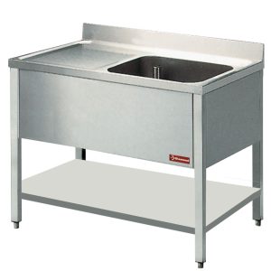 Spoelbak 1 bak en 1 afdruipblad