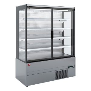 Wandkoelmeubel, zelfbediening, draaideuren - VOLLEDIG INOX