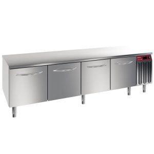 Gekoelde onderbouw, 4 laden GN 1/1-200 mm