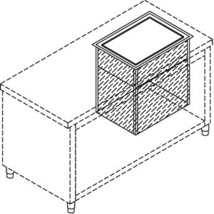 Neutrale mandtank 500x500 mm