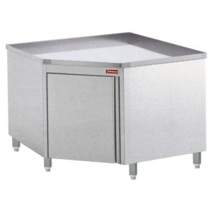 Werktafel op kast met hoek 90°