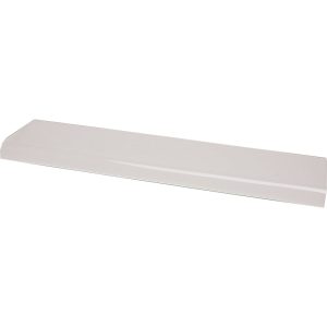 Bovenste gebogen schap-opbouw "kookeiland", gemaakt van gehard glas.