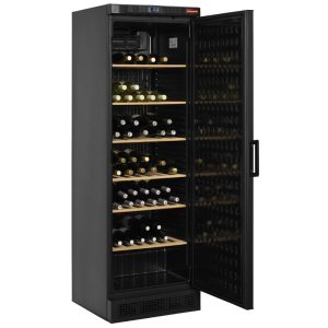 Wijnkast, geventileerd, 380 liter, ZWART