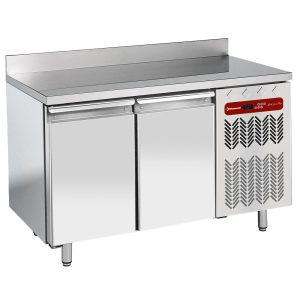 Wand vrieswerkbank, geventileerd, 2 deuren GN 1/1, 260 liter