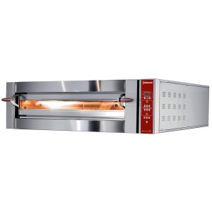 Elektrische oven, 1 kamer, 6 pizza's Ø 350 mm