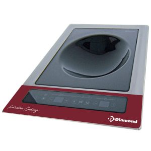 Inductiekookplaat "inbouw-WOK" 3,6 kW, tiptoetsen