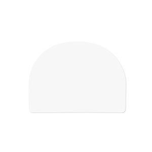 Deegschraper wit, LDPE 120 x 88 x 2 mm