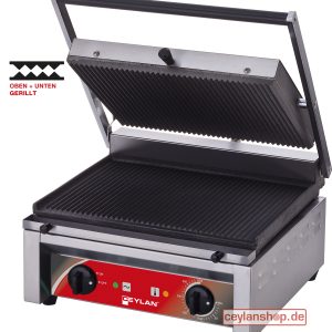 Contactgrill RN-101A | boven geribbeld onder geribbeld | voor dönerbrood