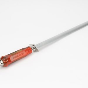 Aanzetstaal F.Dick Dickoron 30 cm/classic met rood handvat / Gemaakt in Duitsland