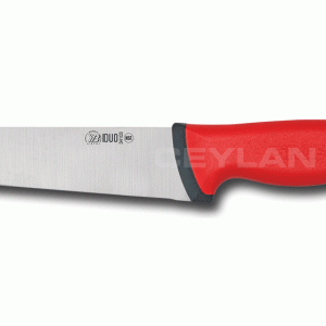Slagers-/ keukenmes - 19 cm - PREMIUM Duo Rood