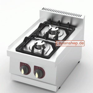 Gasfornuis 2x branders (13kW) 50mbar