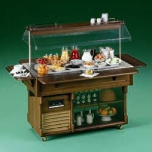 Buffet met gekoeld bovenblad 4 GN 1/1