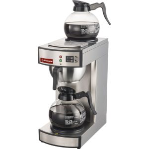 Koffiepercolator - 1 groep + 2 warmhoudplaten - Halfautomatisch